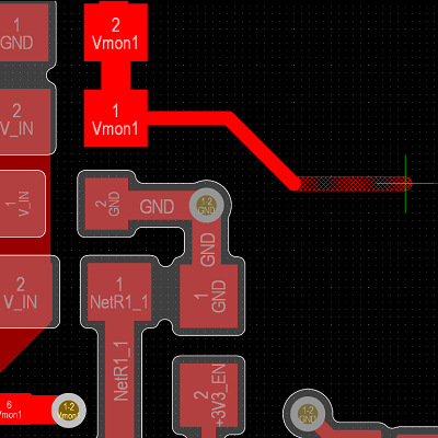 PCB routing in Altium Designer