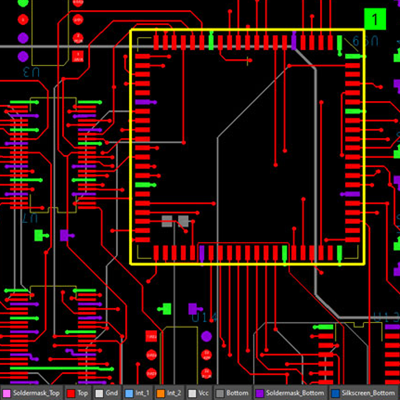 PCB layout in Siemens Xpedition