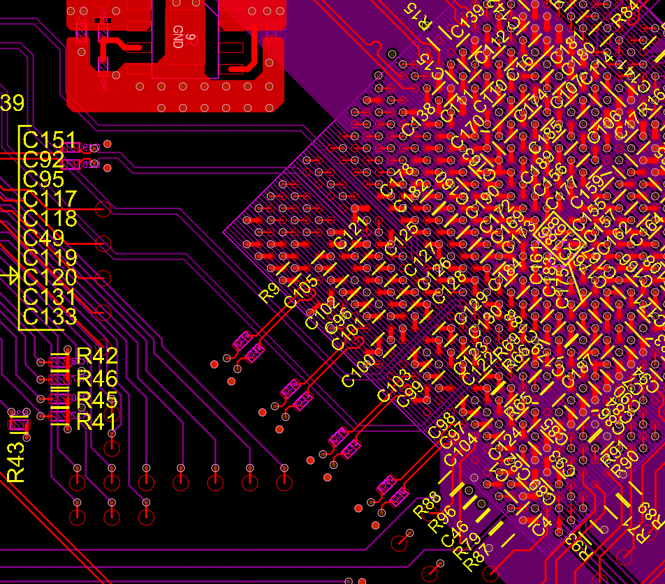 PCB layout example